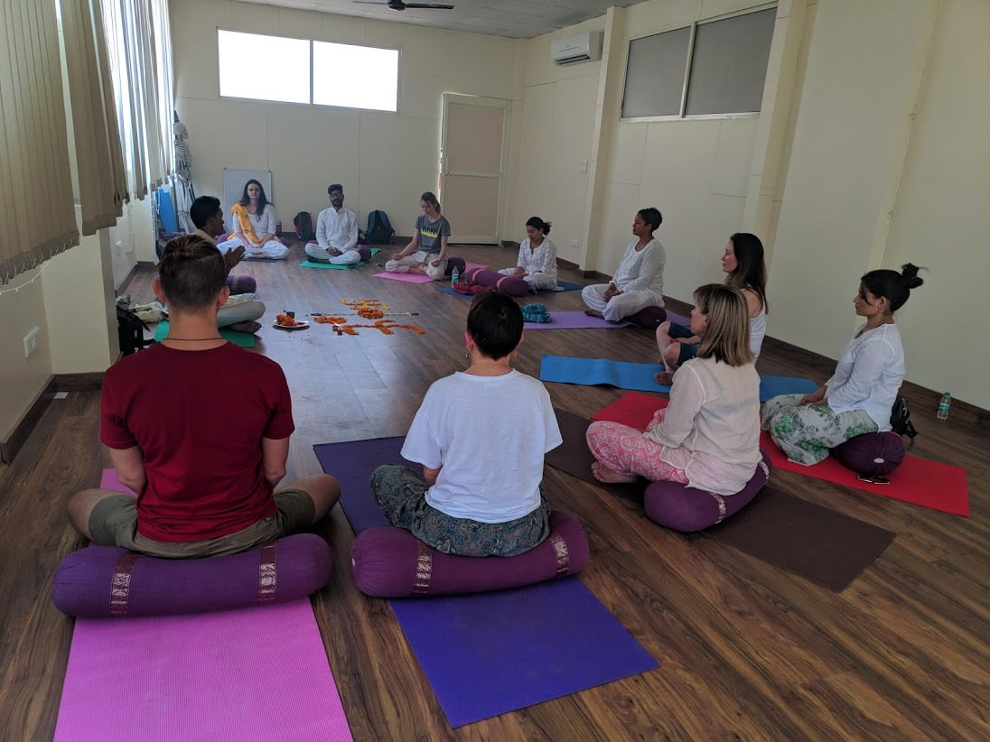 14 DAYS YOGA RETREAT IN RISHIKESH CEREMONY