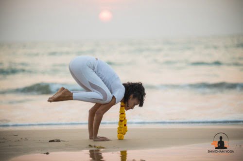 Yoga pose - online class