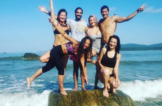 3 days Yoga retreat students Goa